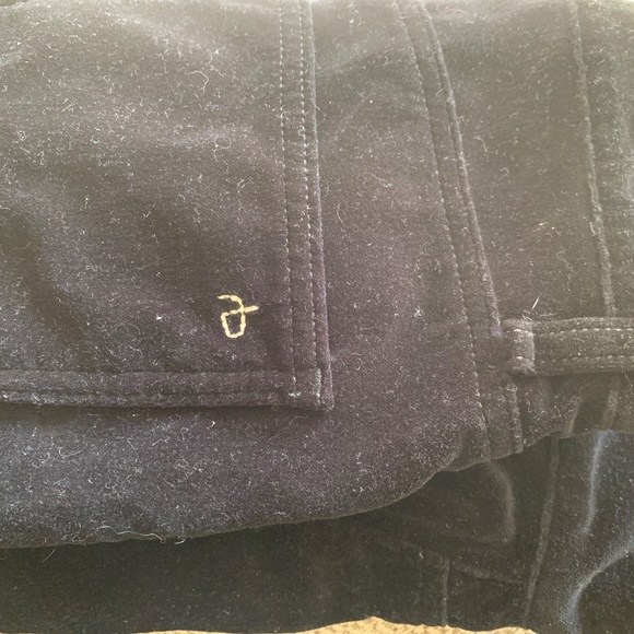 Rag & Bone Dive Black Velvet Jean Mini Skirt 100% Cotton Runs Large - Picture 13 of 13